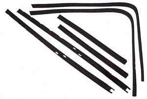 211 898 380  Window Felt Kit, 6 pc  T2 53-67
