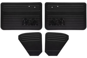 10-1129-11  Tmi Door Panels, Black  T1 67-77